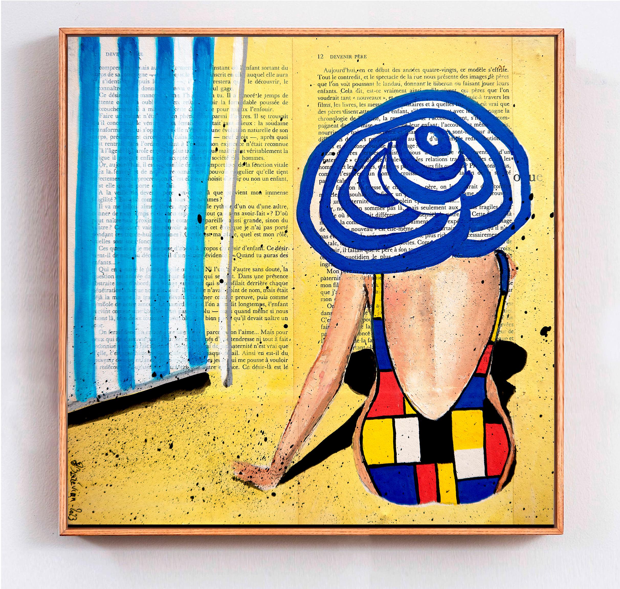 Verano en La Baule NSWE - Pintura al óleo de la Escuela Francesa 21ª Postimpresionista - Painting de Bazevian DelaCapuciniere