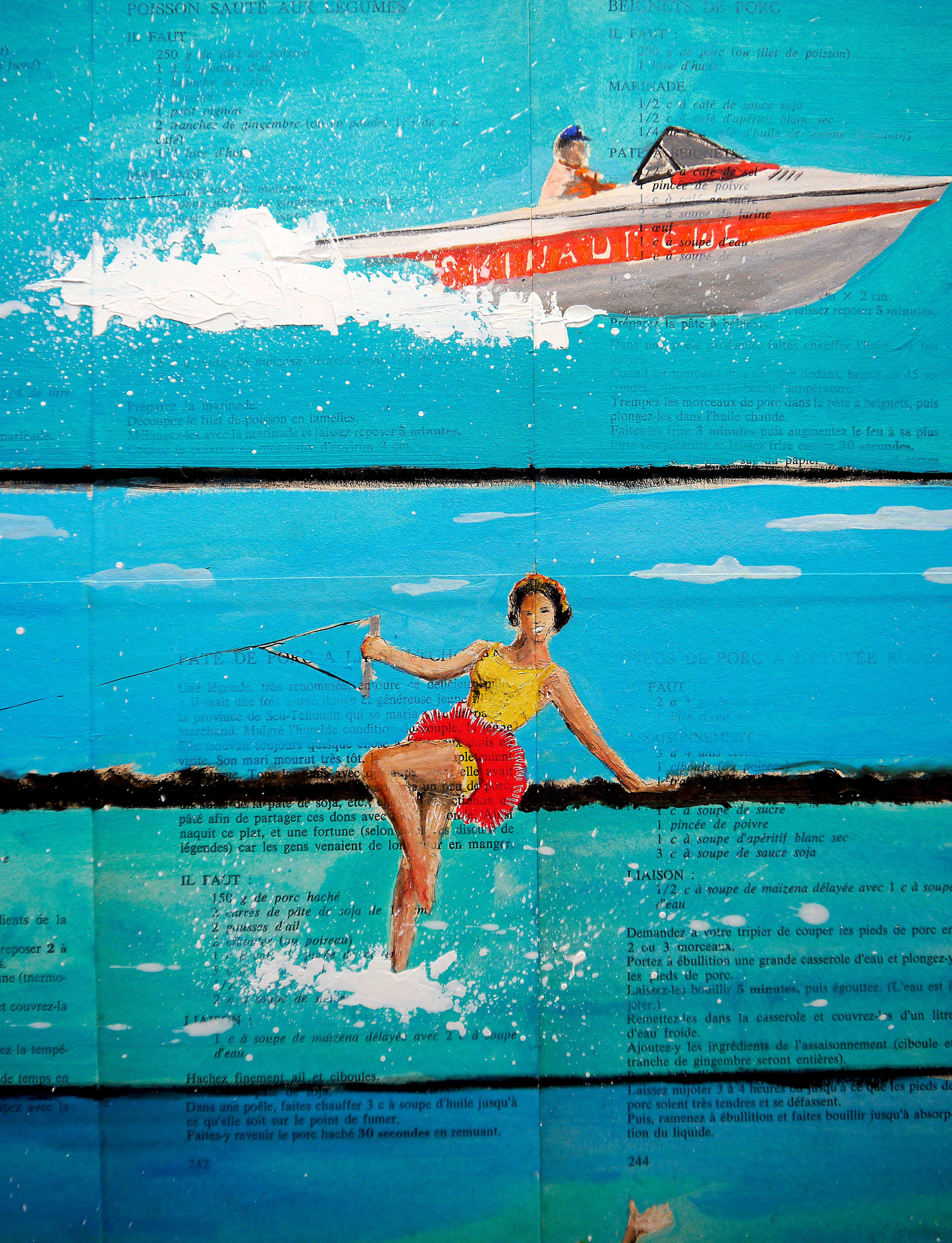 Summer Ski - Serie - Pop Art Painting by Bazevian DelaCapuciniere