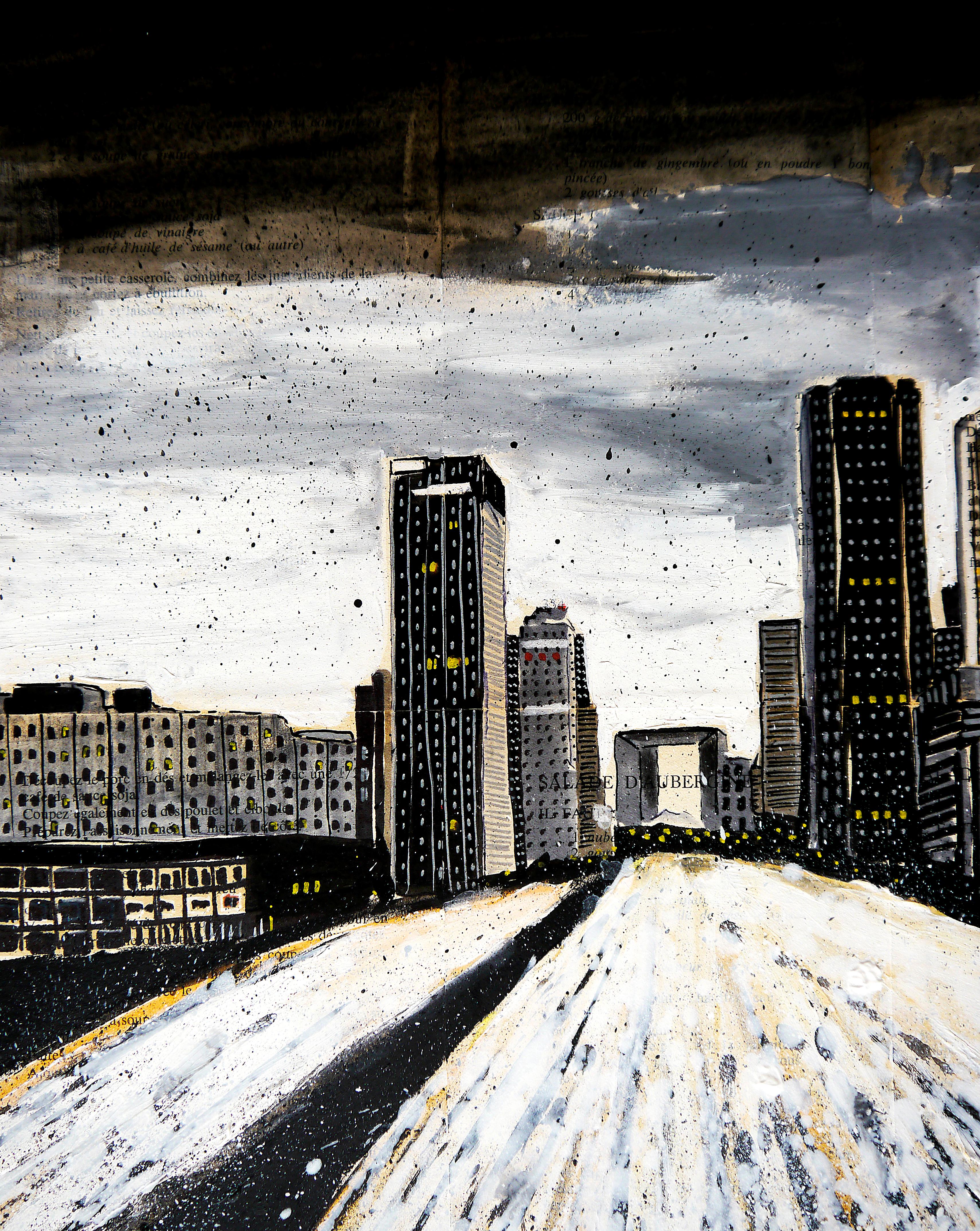 La Défense

Landscape - Sky scrappers, office in Paris.
Technique: oil, acrylic, and ink on old book pages on wooden frame 40x40cm ■■ 15,7x15,7 inch

》》R E A D Y -- T O -- H A N G《《



❶ → Original signed work. Certificate of authenticity