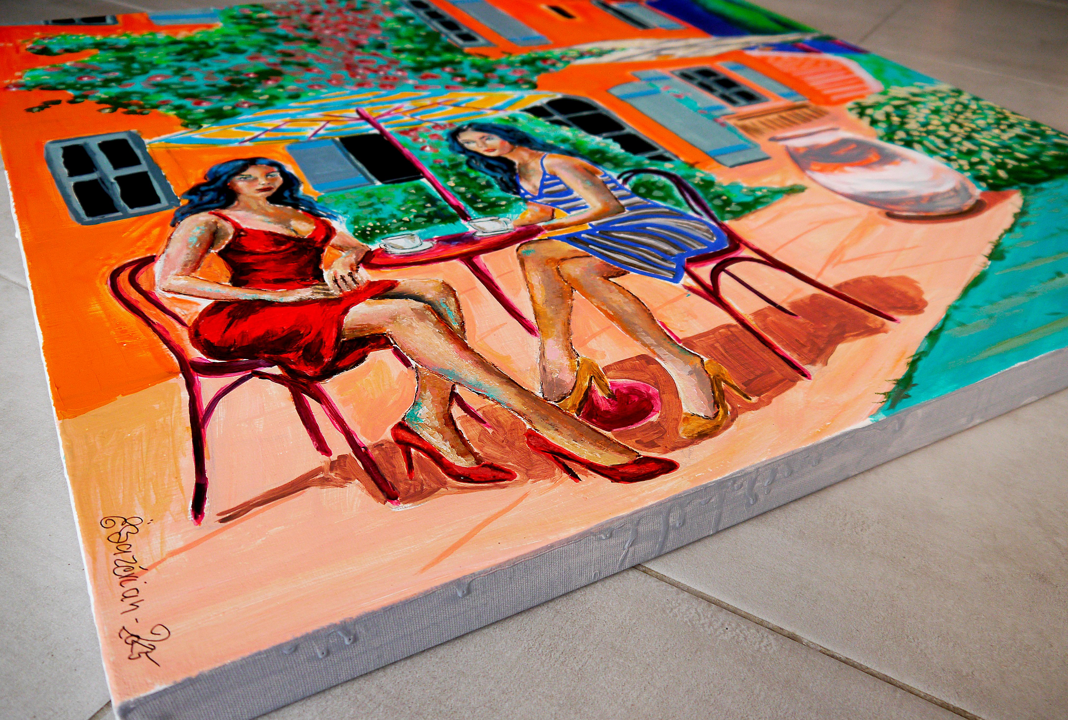 Französischer Schulkaffee in der Provence Un café en Provence - Chut les Barbizons! im Angebot 7