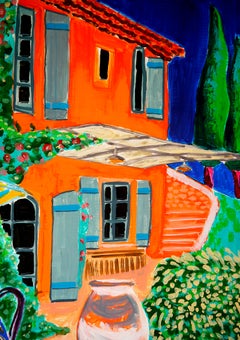 French School Coffee in Provence Un café en Provence - Chut les Barbizons !