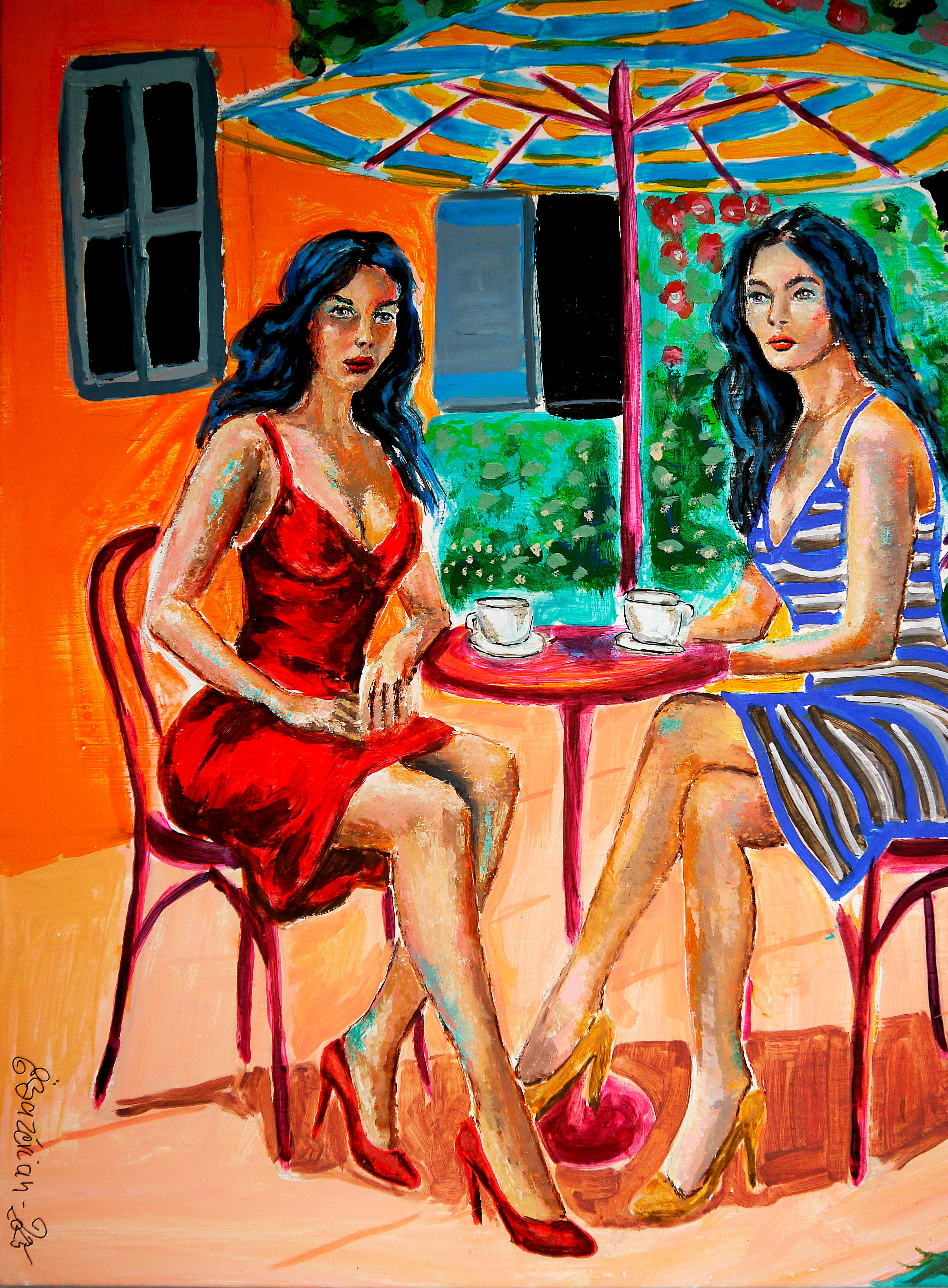 Französischer Schulkaffee in der Provence Un café en Provence - Chut les Barbizons! im Angebot 4