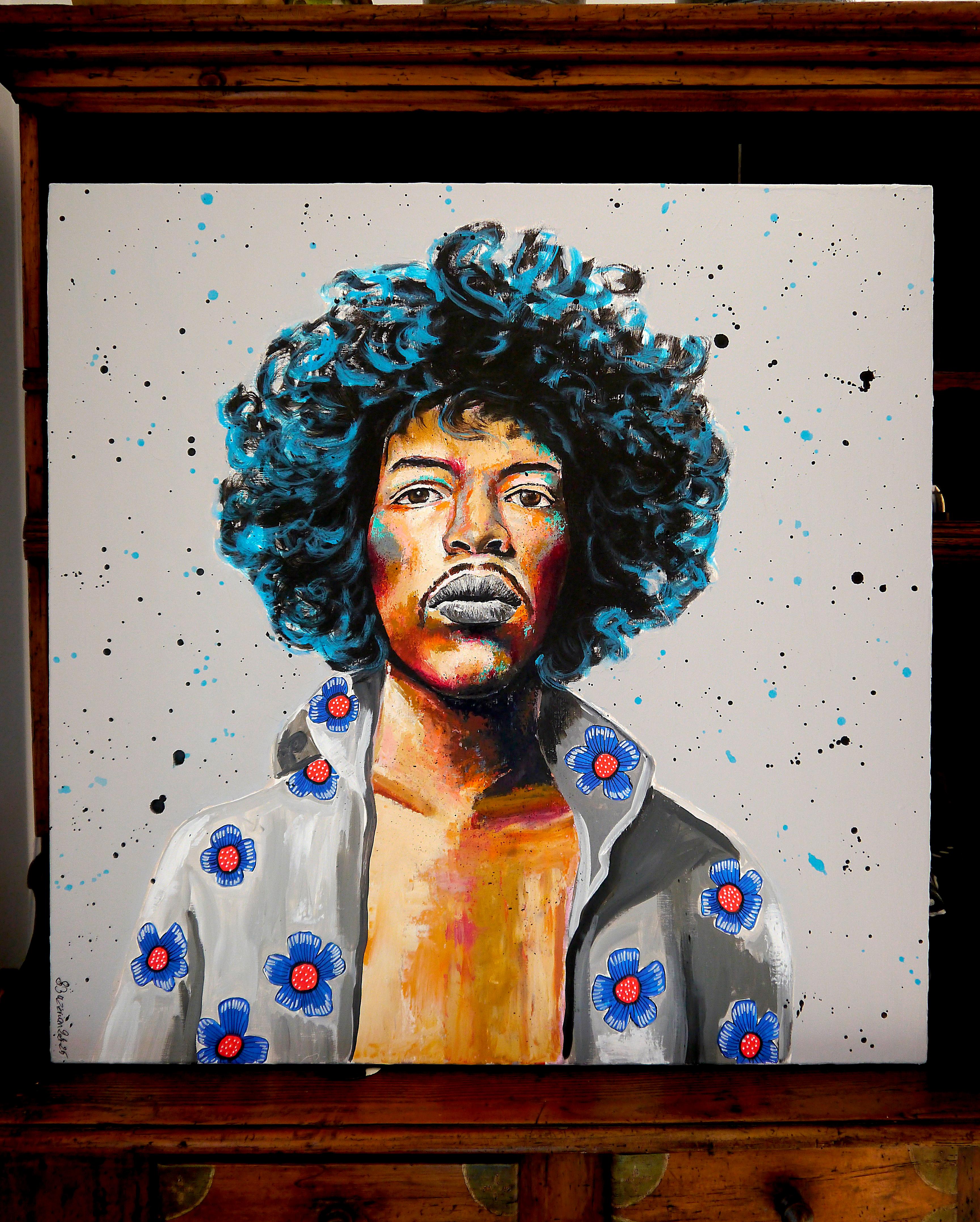 French School Jimi Hendrix Can You see me - Chut les Barbizons! im Angebot 5