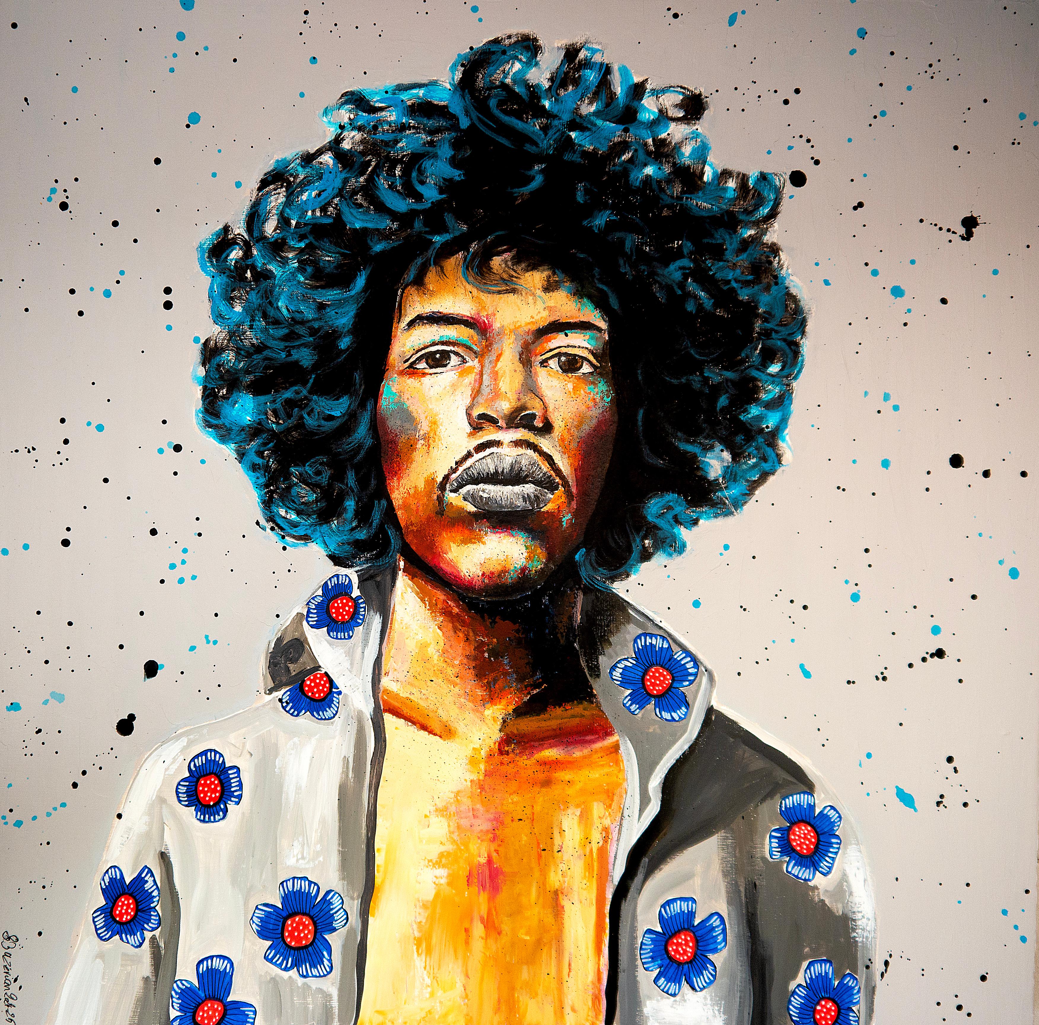 French School Jimi Hendrix Can You see me - Chut les Barbizons! im Angebot 6