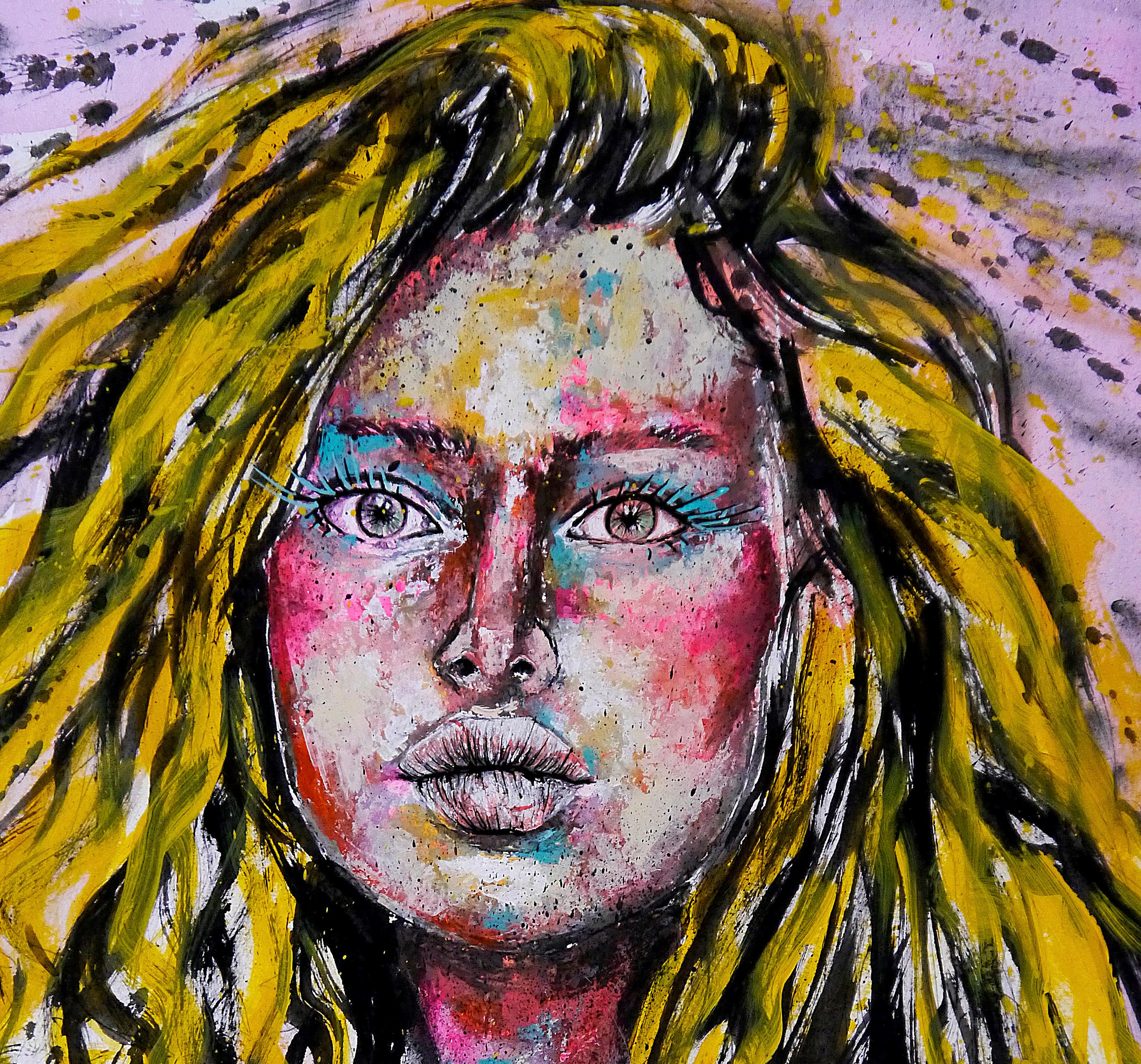 Französische Schule Post Synthetisch 108  Chut les Barbizons! – Painting von bazevian