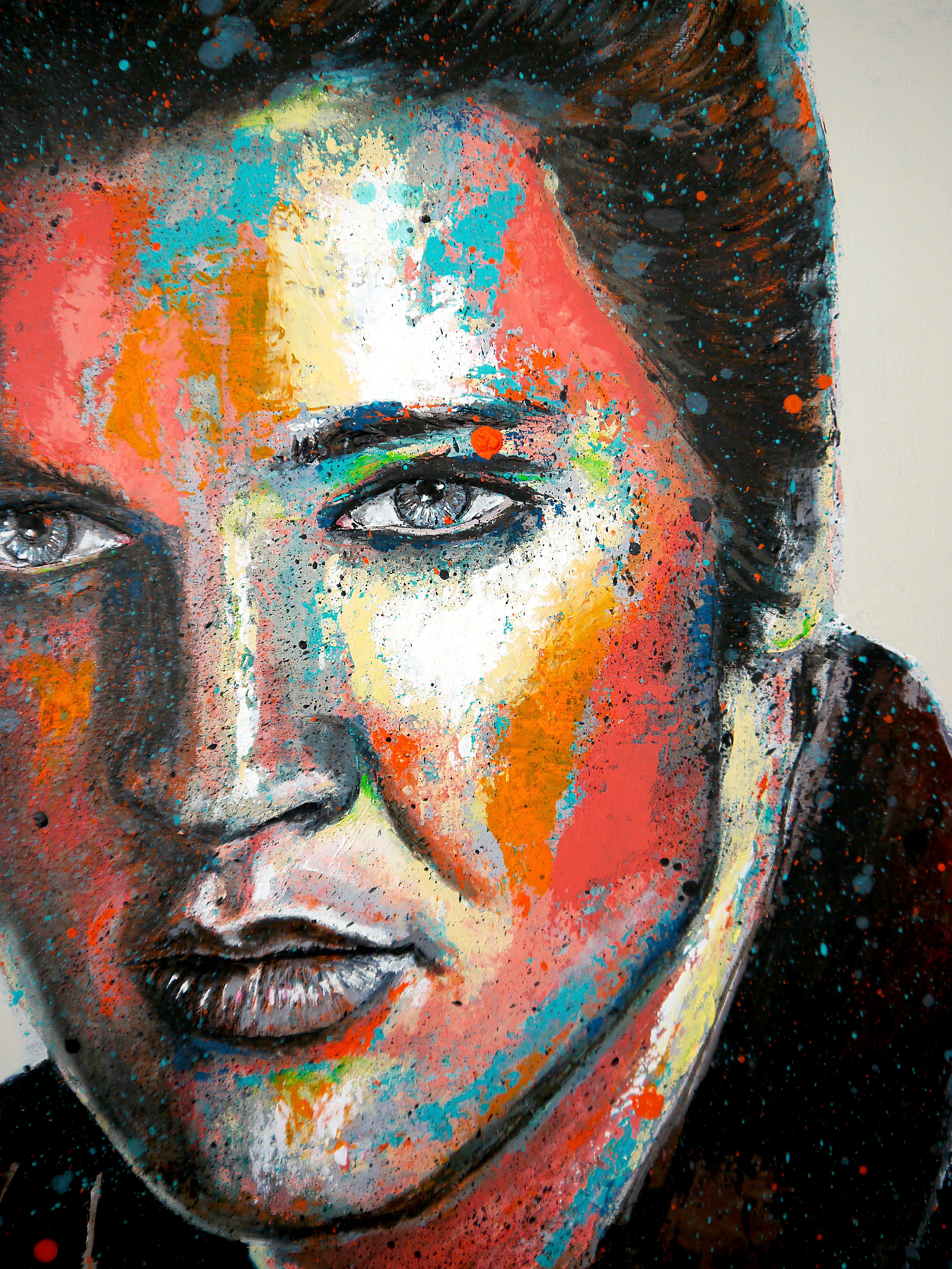 Elvis nero

Ritratto del famoso cantante Elvis Presley

Tecnica: olio, acrilici e inchiostro su tela 73x60cm ■■ 28,7x23,6inch
 
⏩》R E A D Y -- T O -- H&T《⏪⏪

🟢 → Opera originale firmata. Certificato di autenticità incluso.

🟢 → Protezione per la