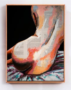 Portrait Contrebasse d'ingres French School Impressionist Pop 243 READY TO HANG