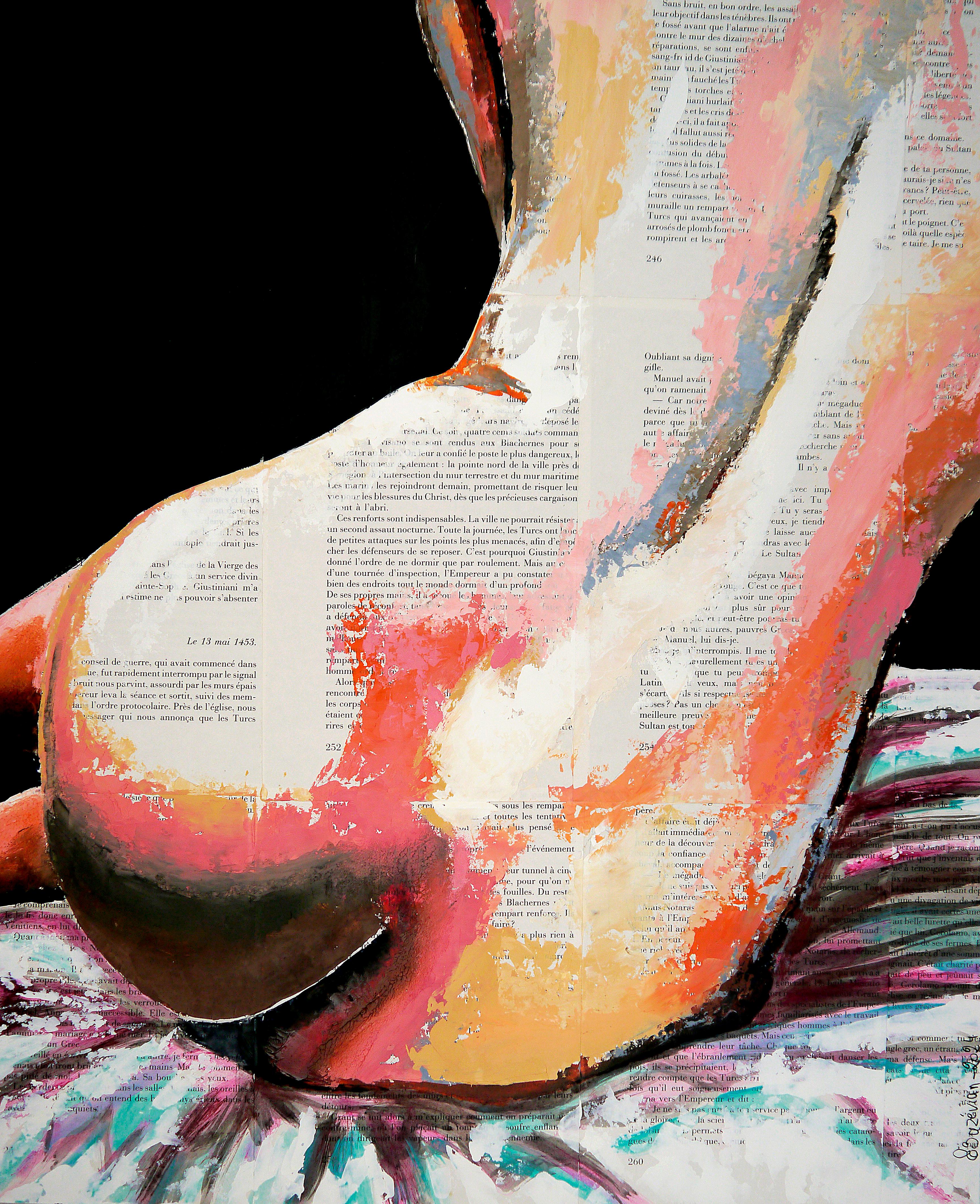Ritratto Contrebasse d'ingres Scuola francese Impressionista Pop 243 PRONTO DA APPENDERE - Portrait Painting Marrone di bazevian