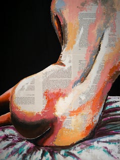 Ritratto Contrebasse d'ingres Scuola francese Impressionista Pop 243 PRONTO DA APPENDERE