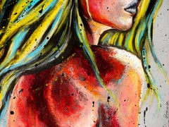 Portrait De guerres lasses French School Impressionist Pop 126 READY TO HANG