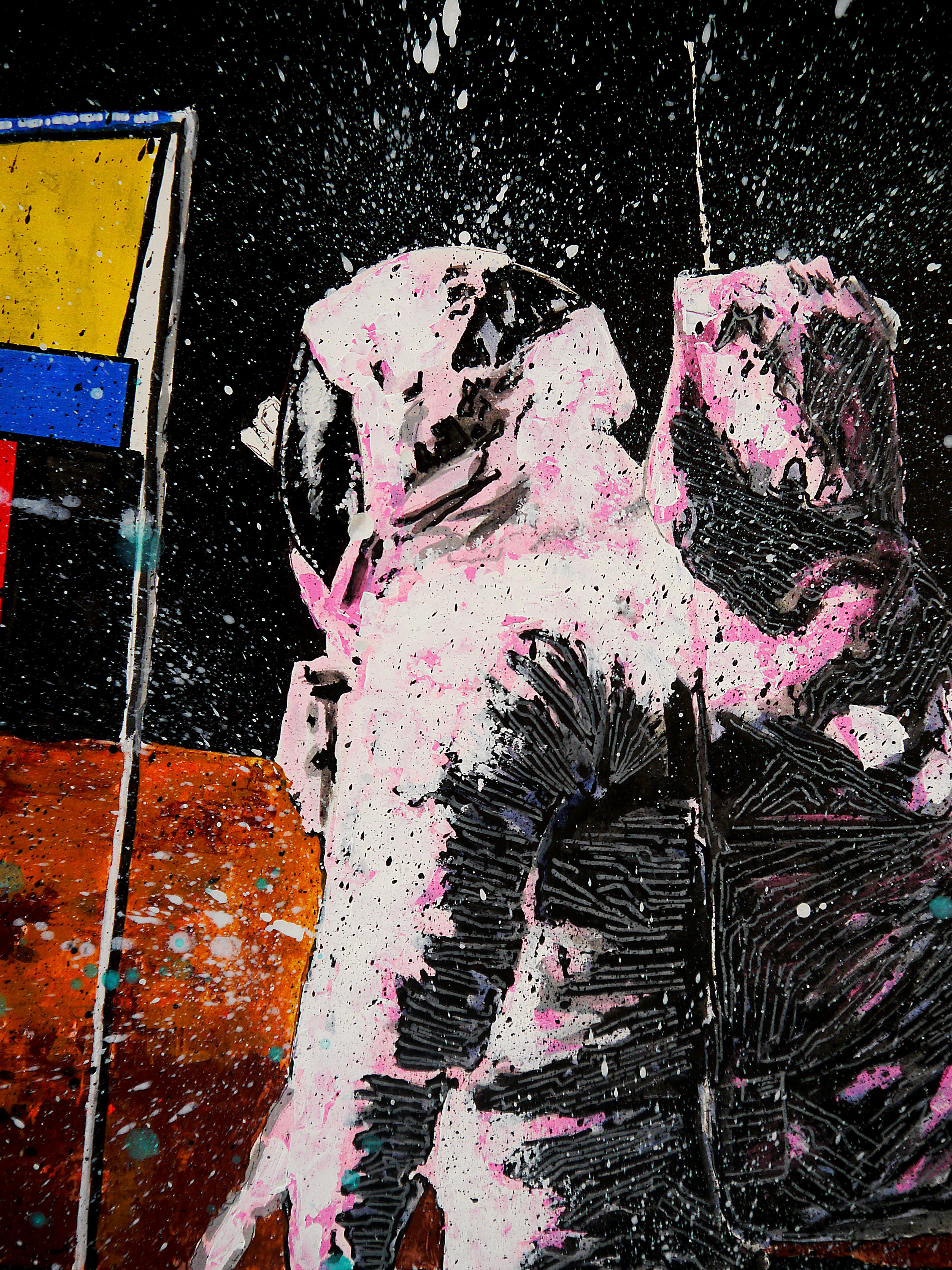 A Space Apollo Mondrian  École française impressionniste Pop en vente 1