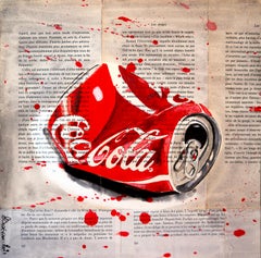 Still life  - FRENCH SCHOOL - Coke - Coca Cola Chut les Barbizons!
