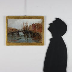 Chioggia Oil on Board, Late 19th Century