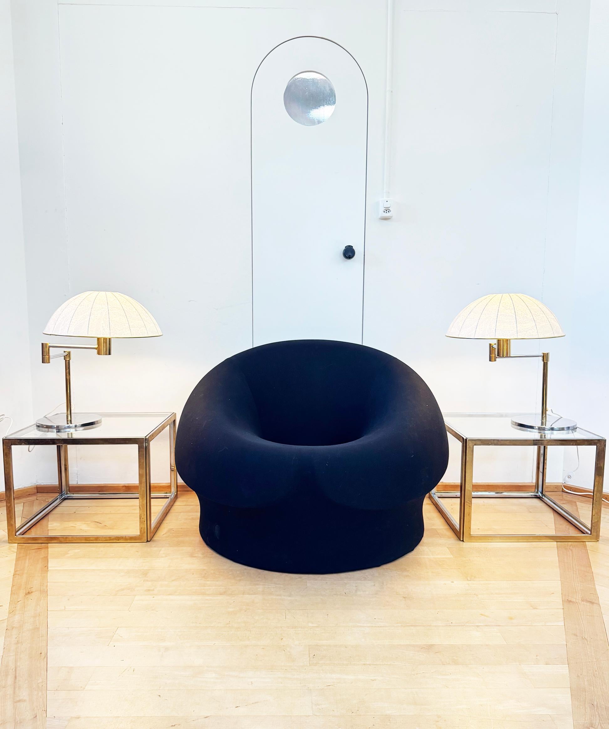 B&B / B&C Italia Up3 Up 2000 Serie Sessel in Schwarz von Gaetano Pesce (Italienisch) im Angebot