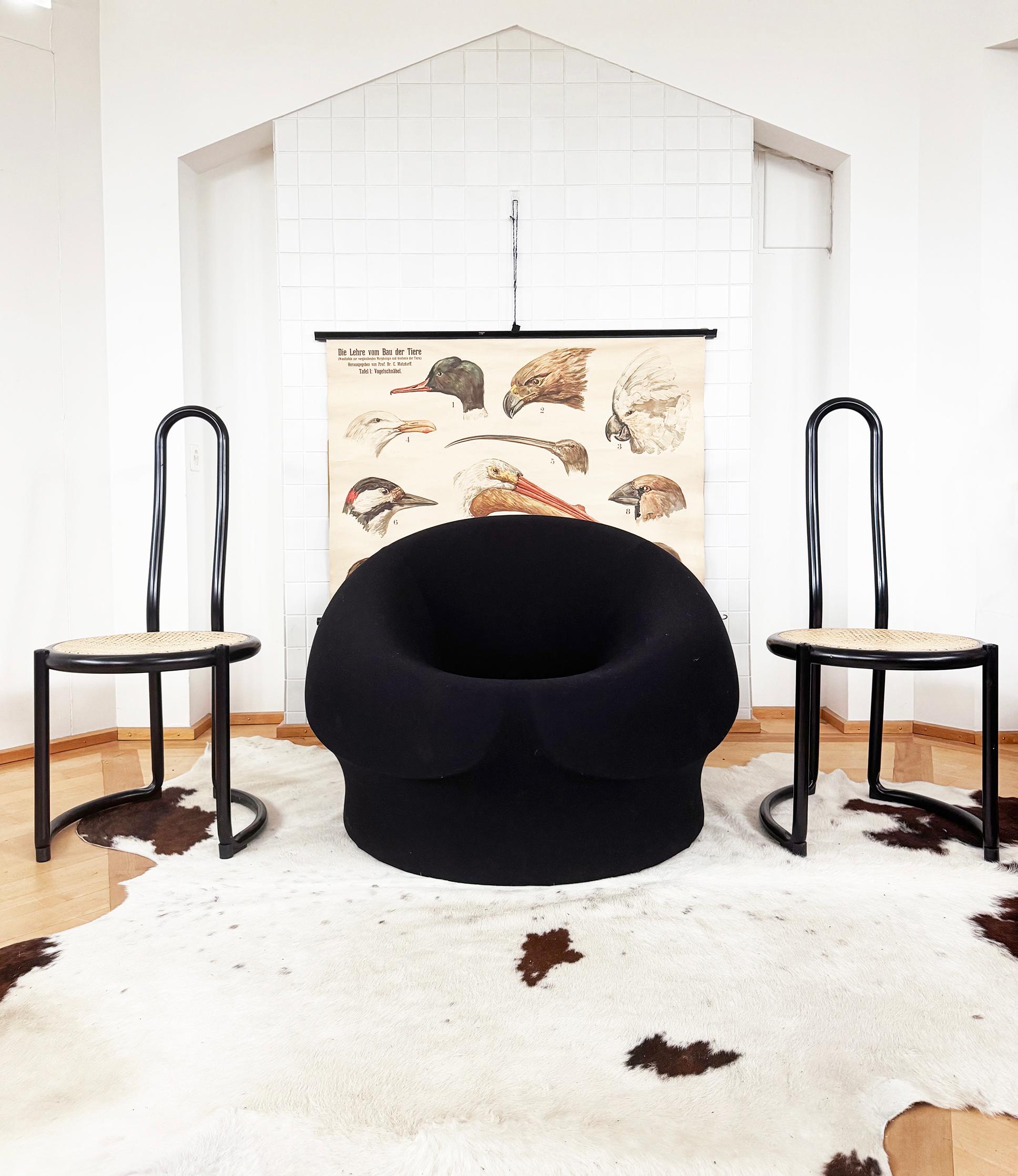 B&B / B&C Italia Up3 Up 2000 Serie Sessel in Schwarz von Gaetano Pesce im Angebot 2