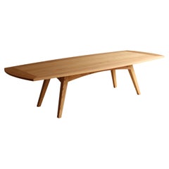 BB Dining Table, Solid Oak, Large, Elegant Handmade and Designed by Tomaz Viana