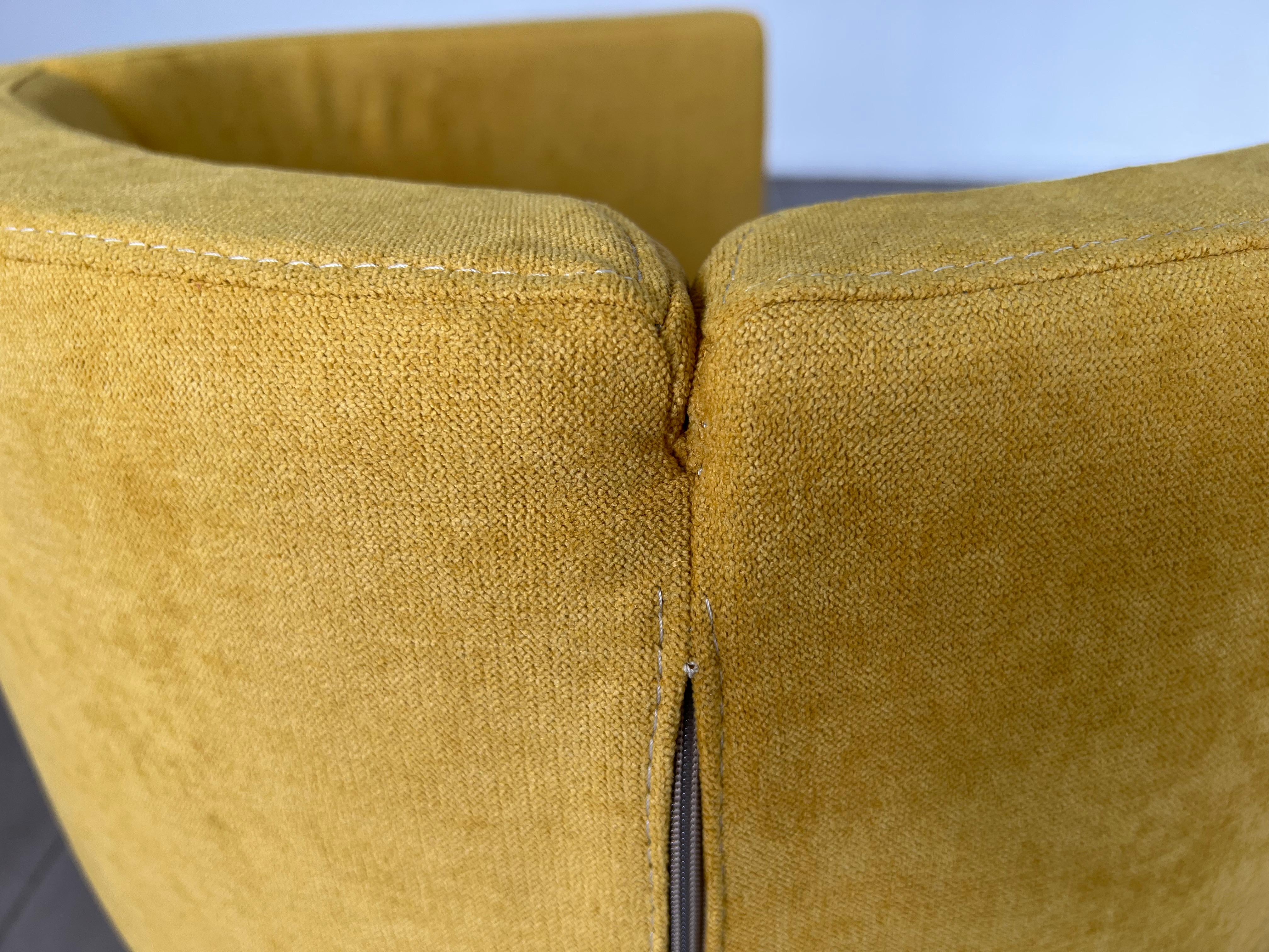 B&b Italia 360 Degrees Rotatable Tulip Model Yellow Armchairs by Jeffrey Bernett 6