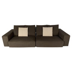 Used B&B Italia “Andy ’13” 2-Seat Sofa, in Dark-Brown Fabric
