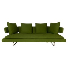 B&B Italia „Arne A252C“ 3-Sitz-Sofa aus grünem Stoff