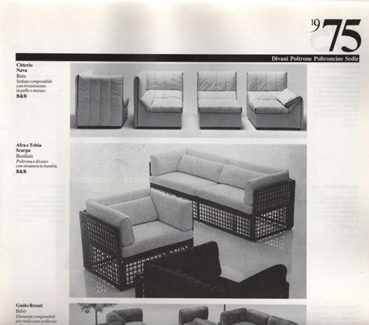 B&B Italia Baia Leather Sectional Sofa by Antonio Citterio & Paolo Nava 1970 6