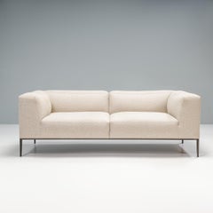 B&B Italia by Antonio Citterio Divano a due posti Michel Effe in tessuto panna
