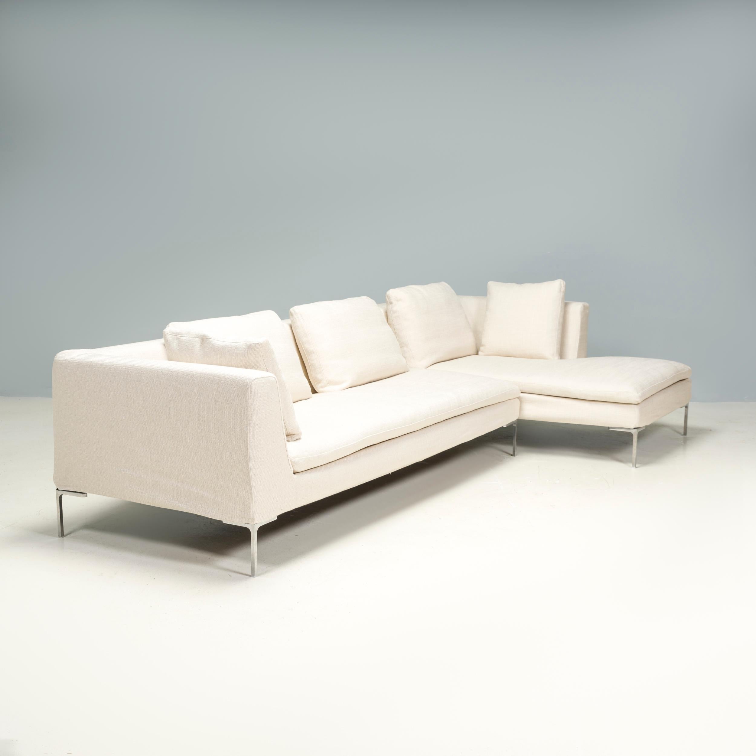 Originally designed by Antonio Citterio in 1997, the Charles sofa collection is manufactured by B&B Italia and is a fantastic example of contemporary Italian design.

Inspired by and named in tribute to the legendary designer Charles Eames, the