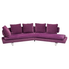 B&B Italia by Antonio Citterio Purple Fabric A320CS Arne Sofa, 2007