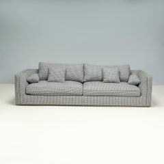 B&B Italia by Antonio Citterio Richard Houndstooth Three Seat Sofa