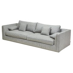 B&B Italia von Antonio Citterio Richard Houndstooth Dreisitzer-Sofa mit Hahnentrittmuster