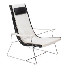 B&B Italia by Antonio Citterio White Cowhide Leather J.J. Armchair, 2012