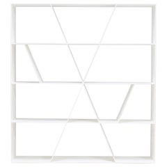 B&B Italia By Naoto Fukasawa "X" Storage Bookshelf In White Corian