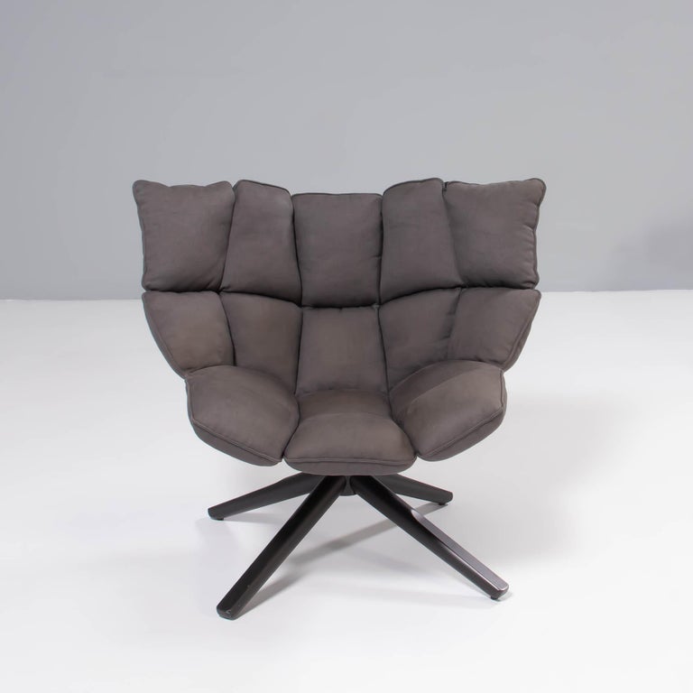 B&B Italia Husk Grey Chair by Patricia Urquiola at 1stDibs | husk chair  patricia urquiola, b&b italia husk chair, b&b italia husk armchair