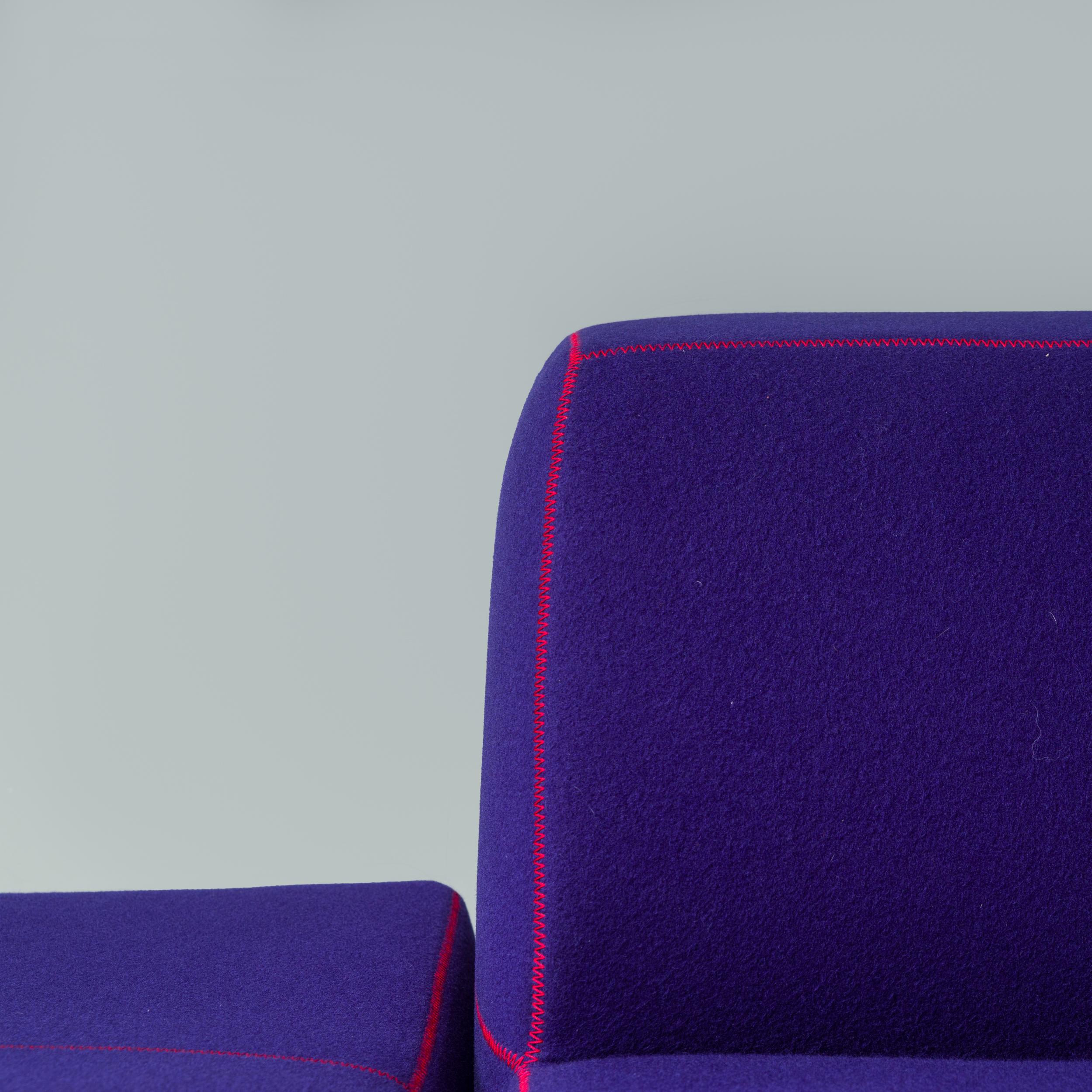 B&B Italia by Patricia Urquiola Purple Bend Three Pieces Modular Sofa (Canapé modulaire trois pièces) 5