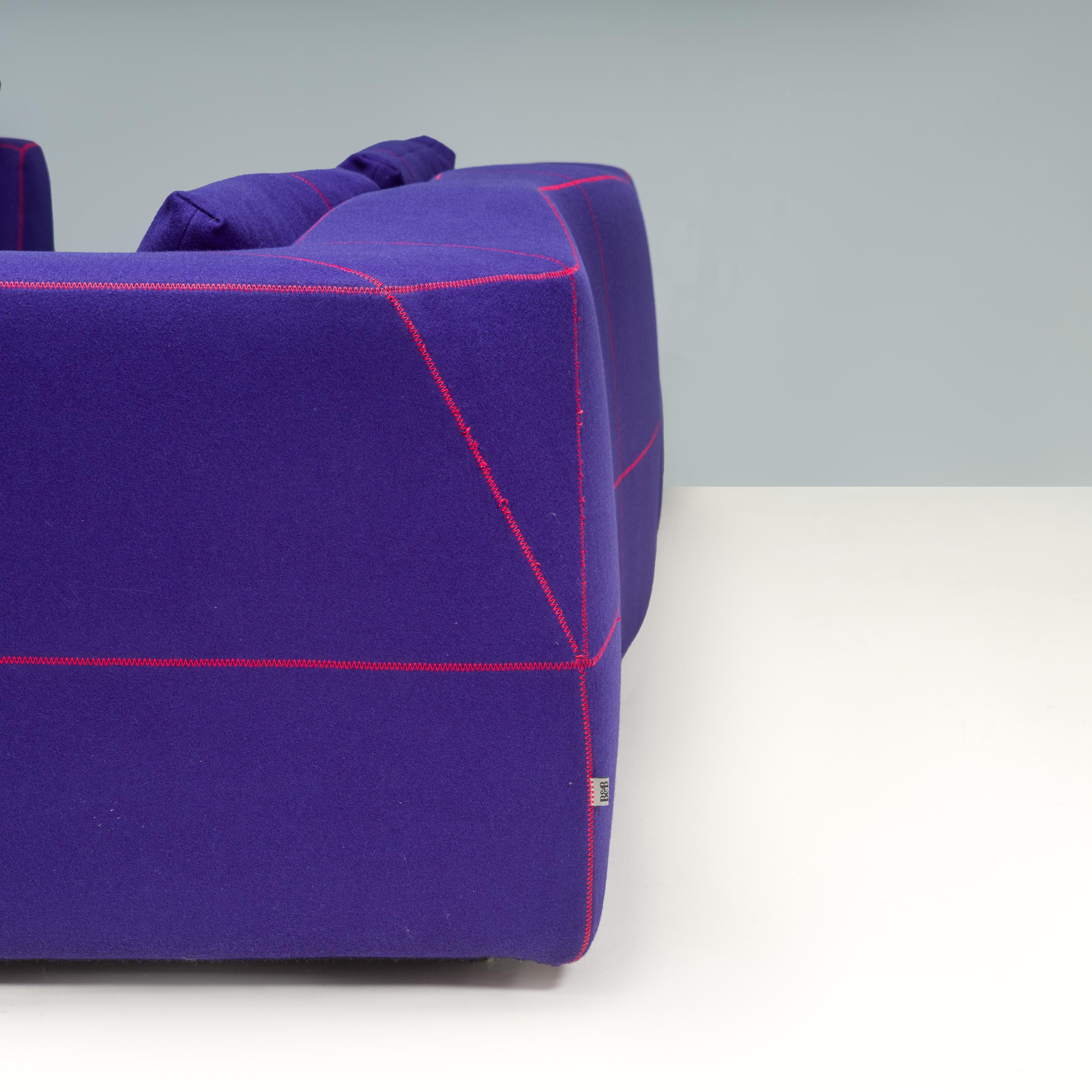 B&B Italia by Patricia Urquiola Purple Bend Three Pieces Modular Sofa (Canapé modulaire trois pièces) 2