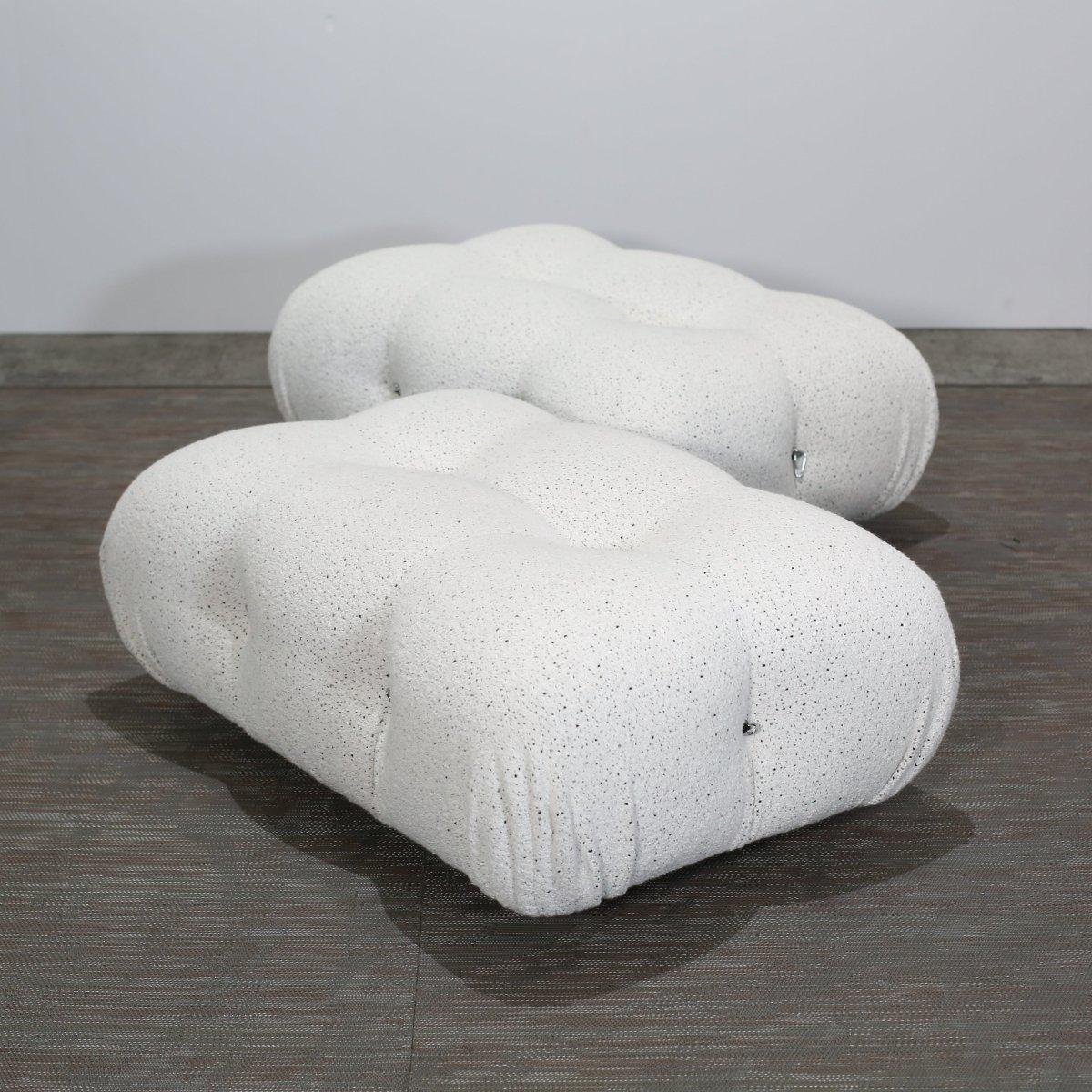 B&B Italia Camaleonda Modular Sofas and Matching Ottomans For Sale 8