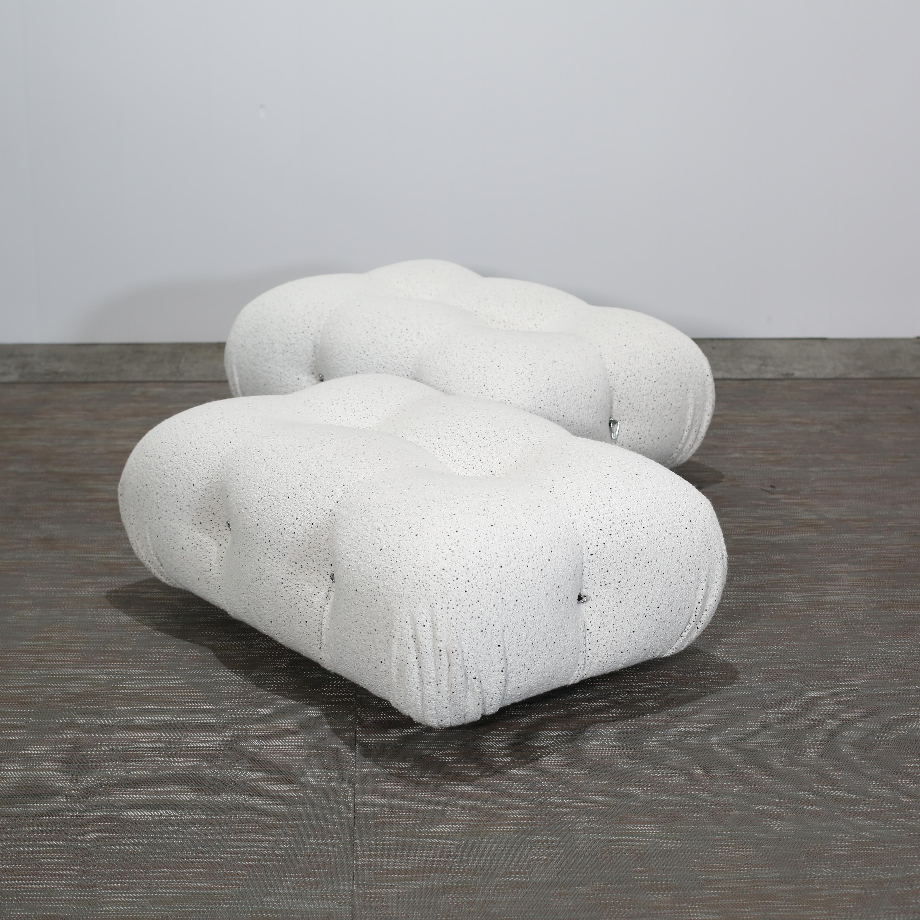 B&B Italia Camaleonda Modular Sofas and Matching Ottomans For Sale 9