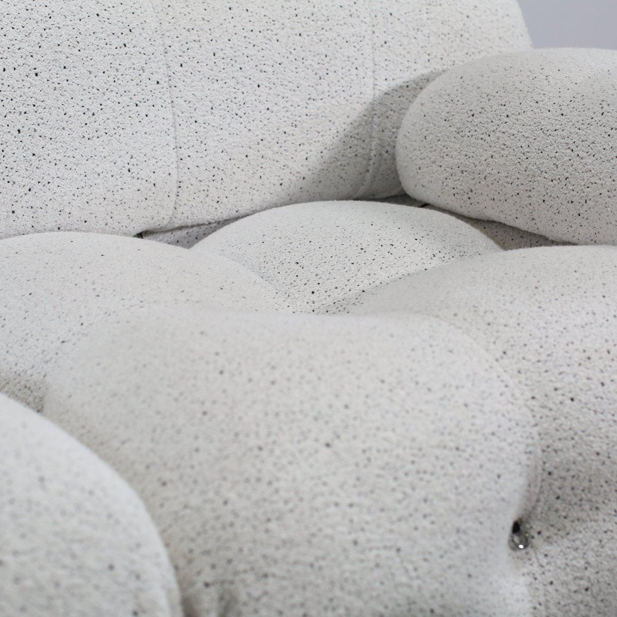 Italian B&B Italia Camaleonda Modular Sofas and Matching Ottomans For Sale