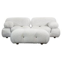 Used B&B Italia Camaleonda Modular Sofas and Matching Ottomans