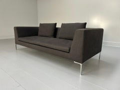 B&B Italia "Charles CH230" Sofá de 3 plazas - En tejido gris oscuro