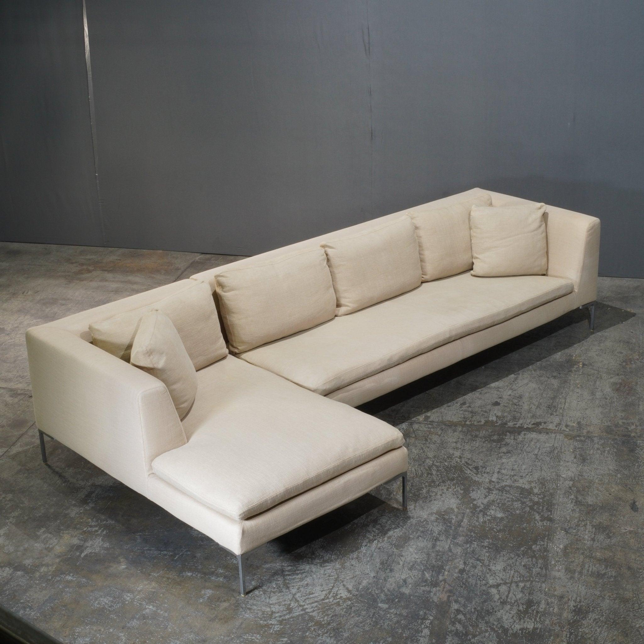 B&B Italia Charles Corner Sofa by Antonio Citterio 3