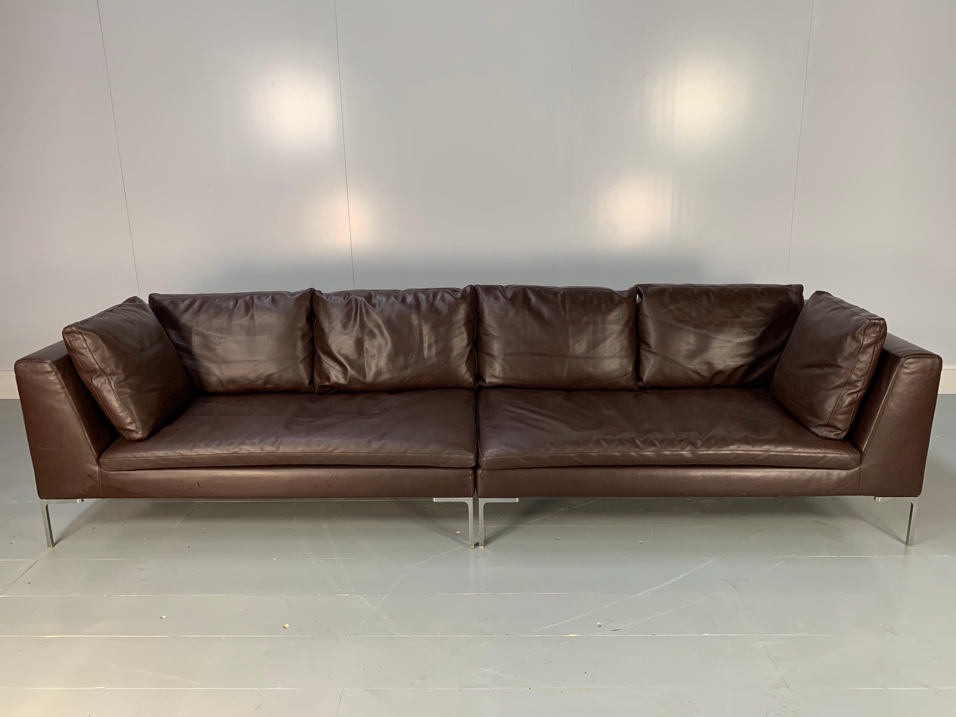 b&b italia camaleonda sofa gamma leather