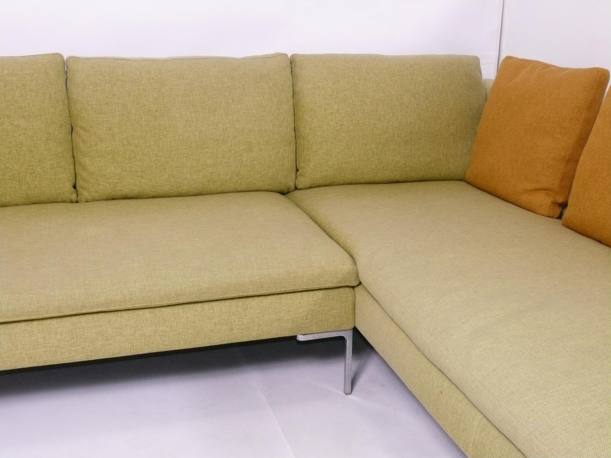 Clean Lined Italian Sectional Sofa, the 