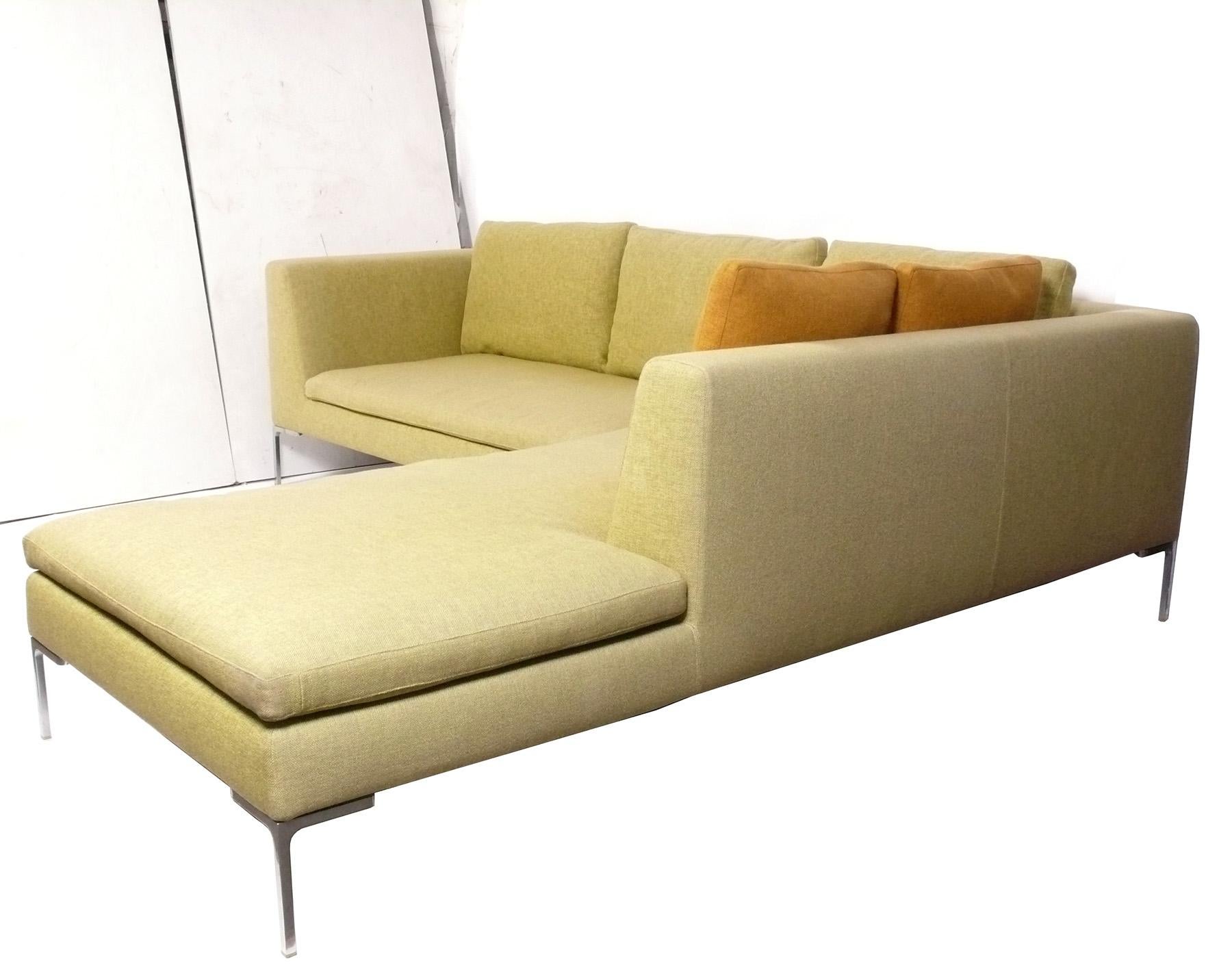 B&B Italia Charles Sectional Sofa by Antonio Citterio In Good Condition In Atlanta, GA