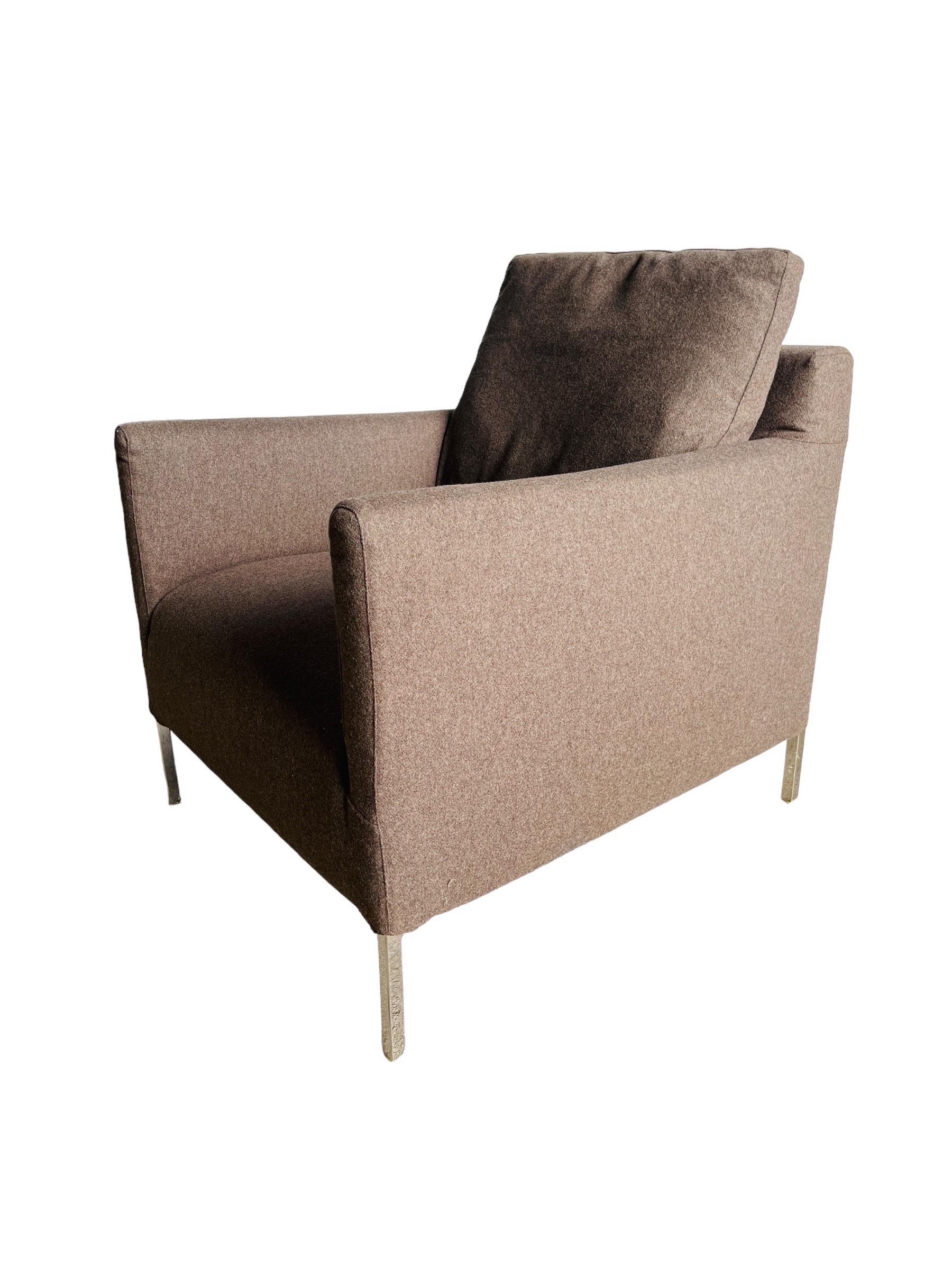 Silla Club B&B Italia Moderno de mediados de siglo en venta