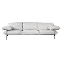 B&B Italia 'Diesis' Leather Sofa by Antonio Citterio & Paolo Nava