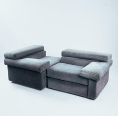 B&B Italia Erasmo Modular Sofa by Afra & Tobia Scarpa, Fabric, Italy, 1970s