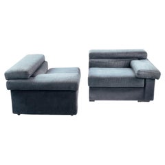 B&B Italia Erasmo Modular Sofa by Afra & Tobia Scarpa, Fabric, Italy, 1970s