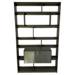 B&B Italia "Flat C" Bookcase Display Unit - In Dark Grey
