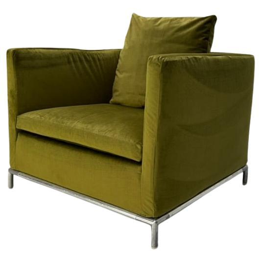 B&B Italia "George" Armchair - En velours vert