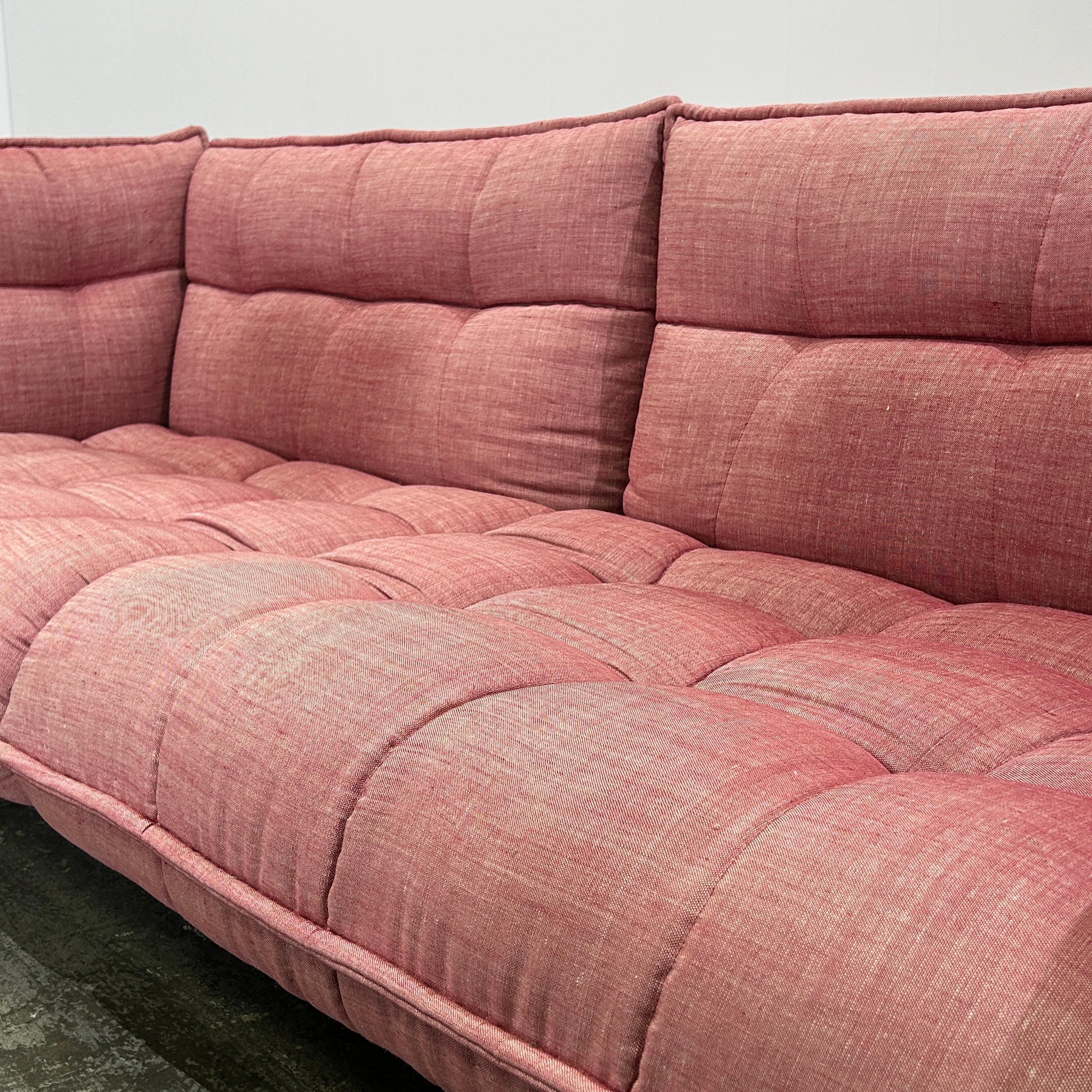 B&B Italia Husk Sofa von Patricia Urquiola, Zweier-Set (Stahl) im Angebot